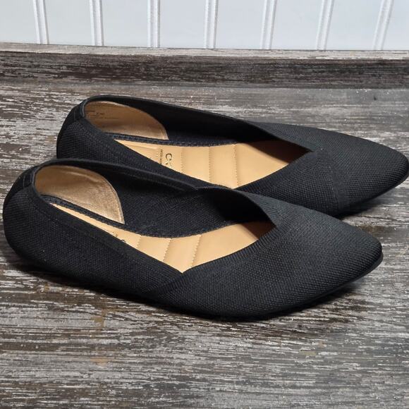 Kelly and Katie Women's Black Slip On Comfort Flats Size 9.5 M - Picture 1 of 7